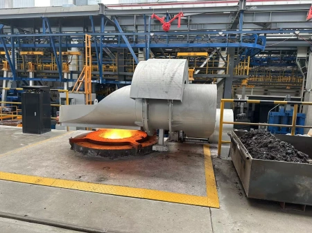 Индукционная тигельная печь средней частоты IRLIT-G-1-25000